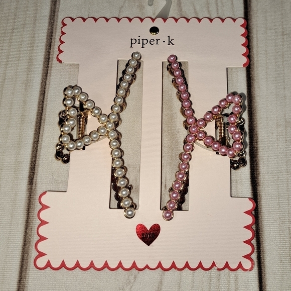 Piper K Claw Clips One Bead Missing See Photos - Picture 1 of 4